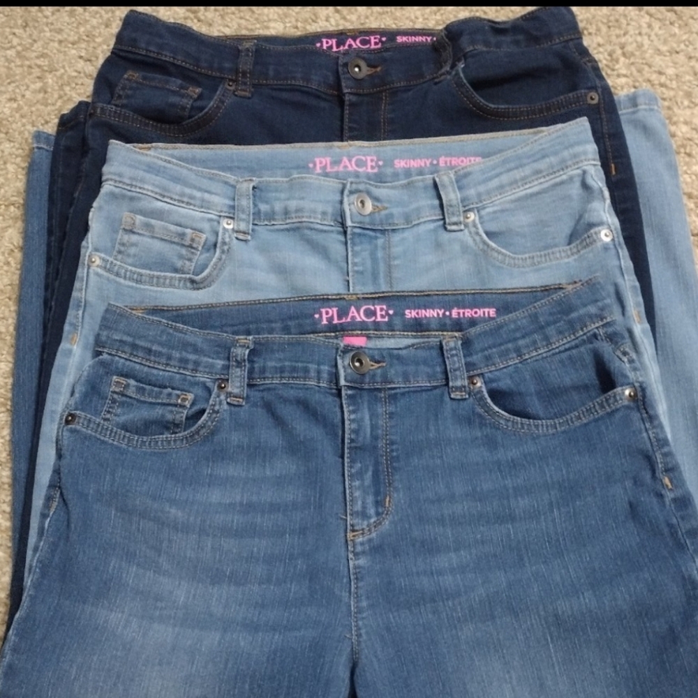 Children's Place Girls Denim Skinny Jeans (3)